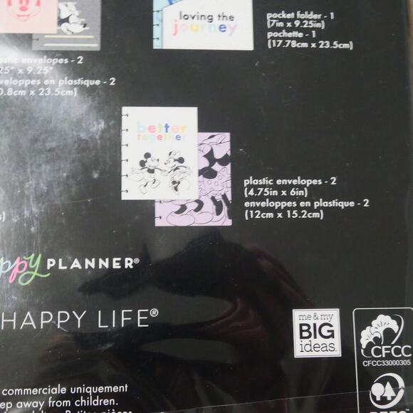 NEW Happy Planner Disney Minnie Mickey Classic Planner Companion Folders Papers - Picture 12 of 14